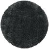 Soft-Shaggy Teppich FLUFFY GREY 120 X 120cm Rund Bild 3