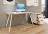 VCM Schreibtisch Salia 920922 Weiß / Honig-Eiche H. 70 x B. 138 x T. 80 cm Bild 4