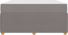 vidaXL Bettrahmen mit Matratze Taupe 140 x 200 cm Stoff 3398396 Bild 5
