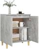 vidaXL Sideboard mit Massivholz-Beinen Betongrau 60x35x70 cm 806071 Bild 4