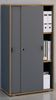 VCM Büroschrank Salia 920737 Anthrazit H. 110 x B. 60 x T. 37 cm Bild 3