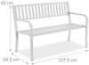 Relaxdays Gartenbank aus Metall Bild 4