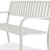 Relaxdays Gartenbank aus Metall Bild 5