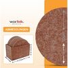 wortek Getränkeuntersetzer Filz-Untersetzer Rund für Gläser 10er Set + Box, Zubehör für Tisch & Gläser, Set, 10-tlg, waschbare Getränke Glasuntersetzer Gläser, Tischuntersetzer Filz 10 cm Bild 3