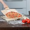 relaxdays Pizzastein Set 1,5 cm, Cordierit Bild 2