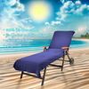 KiNZLER Strandtuch Frottier-Liegenbezug, 100% Baumwolle, Walkfrottee (Spar-Set, 2-St), Liegen-Handtuch, Uni Farben, weich & flauschig, auch als 2er Set Bild 2