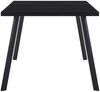 vidaXL Esstisch Schwarz 160 x 80 x 75 cm Hartglas 281874 Bild 3