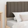 vidaXL Bettgestell mit gepolstertem Kopfteil Taupe 100 x 200 cm 877792 Bild 3