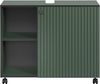 welltime Waschbeckenunterschrank Amrum (1-St) BxHxT 80 x 64 x 42cm Waschbeckenunterschrank Eiche Rillenoptik Bild 4