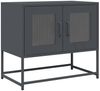vidaXL TV-Schrank Anthrazit 68x39x60,5 cm Kaltgewalzter Stahl 853334 Bild 2