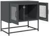 vidaXL TV-Schrank Anthrazit 68x39x60,5 cm Kaltgewalzter Stahl 853334 Bild 5