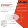 TECBULL Klebehaken Magische Haken - Klammern, selbsthaftend, wiederverwendbar, alle glatten und ebenen Oberflächen wie Fliesen, Gals, Kunststoff, Metall, Holz lackiert oder glatt furniert, viele weitere, (16-St), rückstandsfrei ablösbar, wiederverwendb... Bild 4