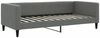 vidaXL Tagesbett Ausziehbar mit Schubladen Dunkelgrau 100x200 cm Stoff 3196638 Bild 4