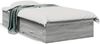 vidaXL Bettgestell mit Schubladen Grau Sonoma 75x190 cm Holzwerkstoff 3280445 Bild 2