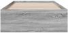 vidaXL Bettgestell mit Schubladen Grau Sonoma 75x190 cm Holzwerkstoff 3280445 Bild 4