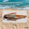 Komfortec Strandtuch 100x180 cm aus Baumwolle, Unifarben (1-St) Bild 2
