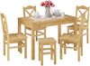 Holzhocker Massivholzsitz ohne Lehne in Kiefer massiv Bild 3