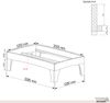 Holzbett (Fichte) "Rosi" 120 x 200 cm 58 cm ohne Kopfteil Massivholzbett Bett Bild 5