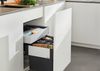 BLANCO 526209 SELECT II 60/3 ORGA Abfallsystem 45 Liter (3x 15) für 60 cm Schrankbreite / Frontanbindung Bild 2