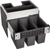 BLANCO 526209 SELECT II 60/3 ORGA Abfallsystem 45 Liter (3x 15) für 60 cm Schrankbreite / Frontanbindung Bild 5