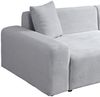 HOME DELUXE Ecksofa AMELIO Cord Grau Rechts - 240 x 178 cm Bild 5
