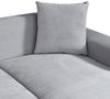 HOME DELUXE Ecksofa AMELIO Cord Grau Rechts - 240 x 178 cm Bild 4
