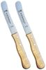 SMI Brötchenmesser Buttermesser Wellenschliff Buchenholz Frühstücksmesser Buckelsmesser, nicht spülmaschinenfest Bild 4