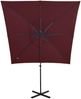 vidaXL Ampelschirm mit LED-Beleuchtung 250 cm Bordeauxrot 312326 Bild 5