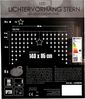 90er LED Stern Lichtervorhang Lichterkette Fensterlicht Weihnachten warmweiss Bild 5