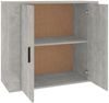 Sideboard, Kommode Betongrau 80x33x70 cm Holzwerkstoff Bild 4