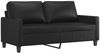 vidaXL 3-tlg. Sofagarnitur mit Kissen Schwarz Kunstleder 3201413 Bild 4