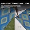 Homescapes Outdoorteppich Outdoor-Teppich Amber aus Polpropylen mit blau-grünem, 150x240 cm, rechteckig, Höhe: 20 mm Bild 4