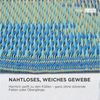 Homescapes Outdoorteppich Outdoor-Teppich Amber aus Polpropylen mit blau-grünem, 150x240 cm, rechteckig, Höhe: 20 mm Bild 3