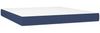 Doppelbett, Polsterbett mit Matratze Hellgrau 140x190 cm Stoff Blau 160x200 cm Bild 5