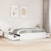 vidaXL Bett mit Schubladen und Matratze Weiß 180x200 cm Massivholz 3281890 Bild 3