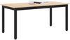 vidaXL Couchtisch Natur 100 x 50 x 45 cm Massives Kiefernholz 892765 Bild 3
