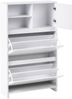 Schuhschrank COBAR Weiß Bild 4