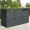 HOME DELUXE Mülltonnenbox dreitürig CUBO - 3x 240L Bild 3