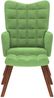 vidaXL Relaxsessel mit Hocker Hellgrün Samt 4016824 Bild 3