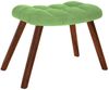 vidaXL Relaxsessel mit Hocker Hellgrün Samt 4016824 Bild 5