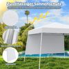 3 x 3 m Pop up Pavillon Faltpavillon Gartenzelt Wasserdicht & Sonnenschutz Gartenpavillon Partyzelt Weiß Bild 3