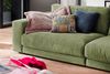 KAWOLA Sofa MADELINE 3-Sitzer Cord olivgrün 85 x 127 x 290 cm Bild 4