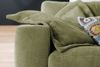 KAWOLA Sofa MADELINE 3-Sitzer Cord olivgrün 85 x 127 x 290 cm Bild 5