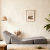 Schlafsofa 81x90,7x71 cm – Klappbares Mini Lounge Sofa in Grau aus Hochleistungs-Schaumstoff Bild 5