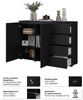 OTTO home Highboard Modo, Breite 150 cm, moderne grifflose Kommode 2Türen/4 SK, Schubladenkommode mit viel Stauraum, Einlegeböden verstellbar Bild 3