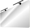 Lomadox Badmöbel-Set ADELAIDE-56-CASHMERE, (Spar-Set, 2-St, Doppelwaschtisch LED-Spiegel), 140cm Waschtisch mit 2 Aufsatzbecken, kaschmir und Eiche Bild 4