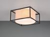 LED Deckenleuchte Metall mit Stoffschirm, Quadratisch 30x30cm Bild 4