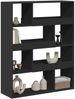vidaXL Raumteiler Schwarz 100x33x125,5 cm Holzwerkstoff 3309484 Bild 3