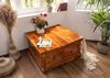 Truhe Akazie 90x90x45 honig lackiert OXFORD #0415 Bild 2