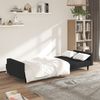 vidaXL Schlafsofa 2-Sitzer Schwarz Samt 375943 Bild 3